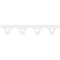 Ekena Millwork Freeport Architectural Grade PVC Running Trim, 8"H x 5/8"P x 48"L RUNP08X0625X48FRP - alternate 2